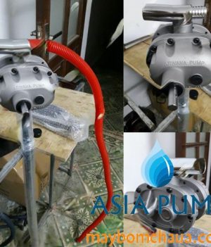 Bơm dầu quay tay APP HP-1000 bánh răng hút thùng phuy Đài Loan